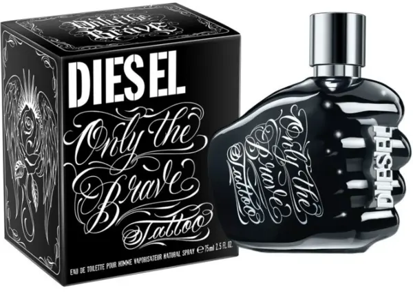 image of Diesel Only The Brave Tattoo Eau de Toilette For Him 75ml