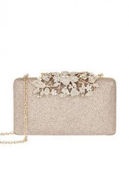 image of Accessorize Accessorize Diamante Encrusted Hardcase Clutch