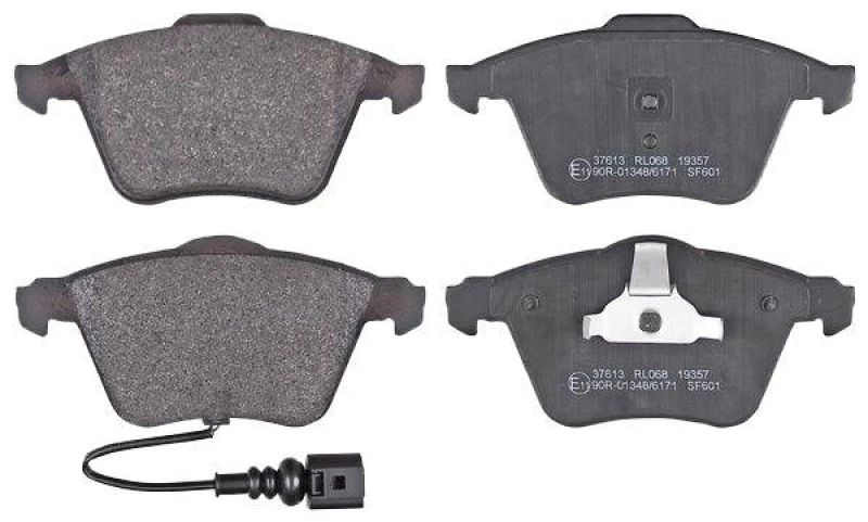 Image of A.B.S. 37613 Brake pad set with integrated wear sensor Brake Pad Set,disc brake (402)