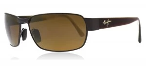 Image of Maui Jim H249 Sunglasses Black Coral Matte Bronze H249-19M 65mm