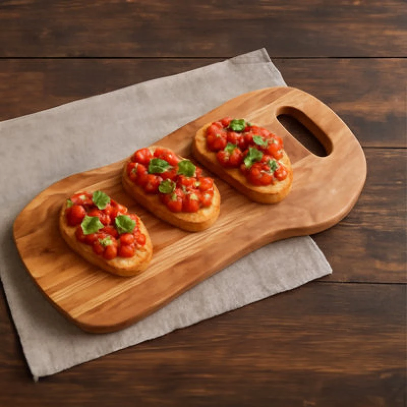 Image of Premier Housewares Kora Serving Board With Handle Natural