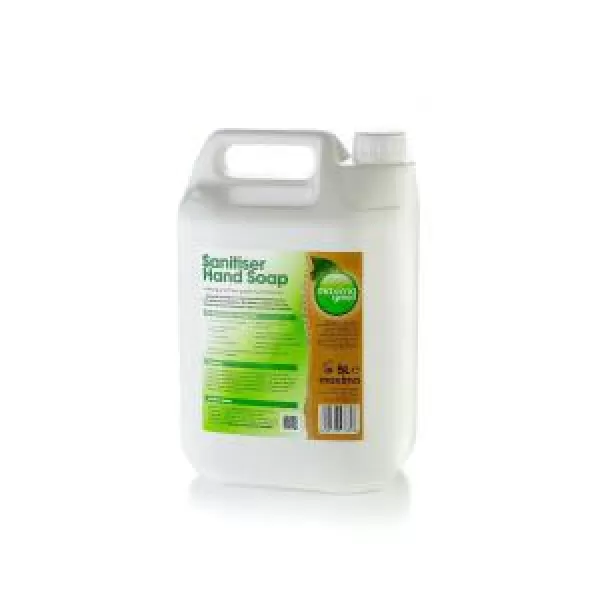 image of Maxima Green, Hand Sanitizer, Liquid, Jerrycan, 5 L, Antibacterial, White