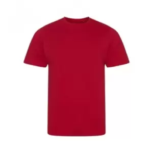 image of Ecologie Mens Organic Cascades T-Shirt (L) (Fire Red)