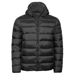 Image of Tee Jays Unisex Adult Lite Hooded Padded Jacket (3XL) (Black)