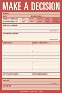 Image of Knock Knock Pads: Make a Decision Pad