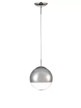 image of Miranda Small Globe Ceiling Pendant 1 Light Mirrored