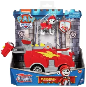 Image of PAW Patrol, Rescue Knights Marshall Transforming Toy Car