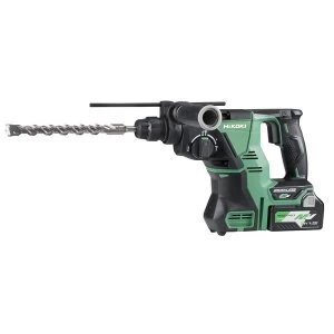 Image of HiKOKI DH36DPA/JRZ SDS MULTI VOLT 36V Plus Brushless Rotary Hammer 18/36V 2 x 5.0/2.5Ah Li-ion