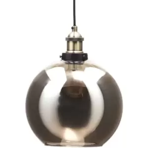 image of Bhs Carter Industrial Ceiling Pendant Bronze