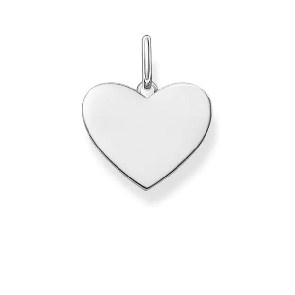 Thomas Sabo Sterling Silver Heart Pendant LBPE0002-001-12