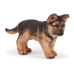 Image of Papo Dog and Cat Companions German Shepherd Pup Toy Figure, 3...