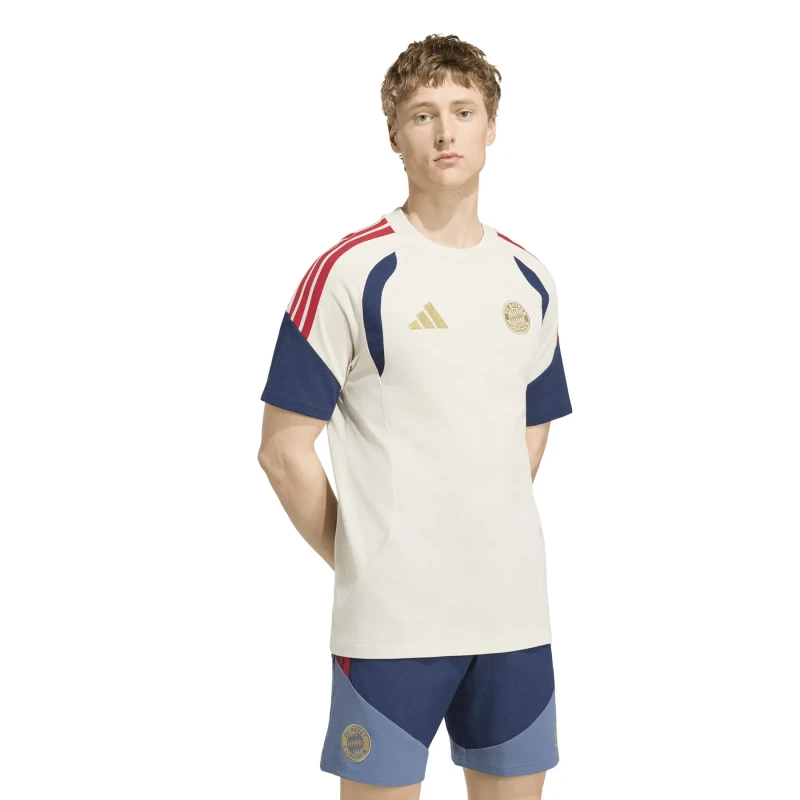 Image of Adidas Bayern Munich T-Shirt 2026/27 Beige Male L
