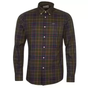 Image of Barbour Mens Wetherham Tailored Shirt Classic Tartan XXL