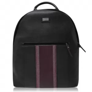 Image of Ted Baker Mens Brann Webbing Backpack - Black