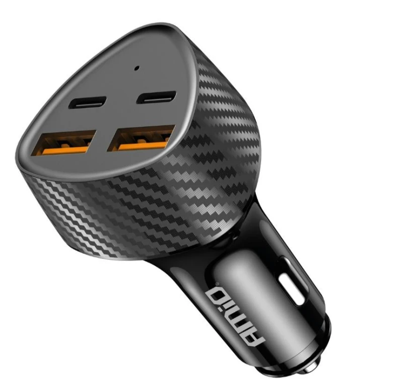 Image of AMiO 04284 Car mobile phone charger 12-24V Car mobile phone charger (100026)