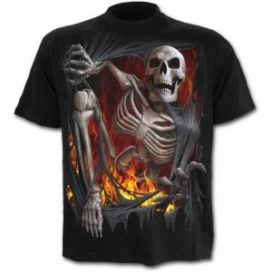 Image of Death Re-Ripped Mens Large T-Shirt - Black