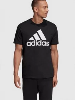 Image of Adidas Badge Of Sport T-Shirt - Black
