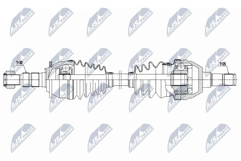 Image of NTY Drive shaft NTY NPW-PL-175