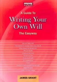 Image of A Guide To Writing Your Own Will : The Easyway