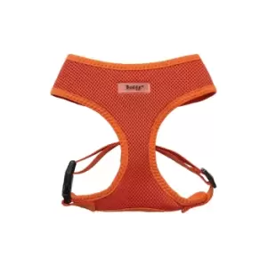 Image of Bunty Orange Mesh Dog Harness