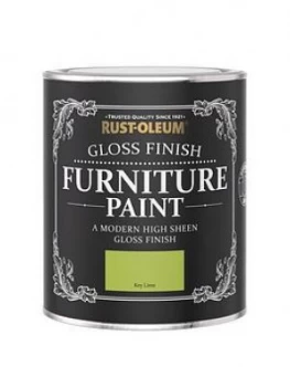 Image of Rust-Oleum Rust-Oleum Gloss Furniture Paint Key Lime 750Ml