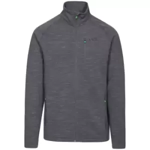 image of Trespass Mens Brolin DLX Fleece Jacket (XXS) (Grey Marl)