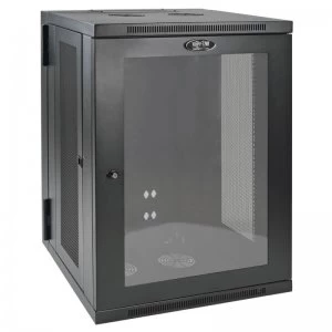 Image of Tripp Lite SmartRack 18U Low-Profile Switch-Depth Wall-Mount Rack Encl