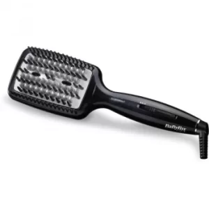 image of Babyliss Smoothing Heated Brush HSB101E Ironing Hair Brush for Hair