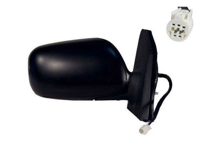 Image of ALKAR 6126261 Wing mirror Right, Electric, Convex, primed, with round angled plug Outside Mirror (50)