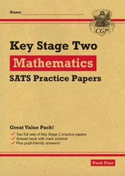 Image of KS2 Maths SATS Practice Papers Pack 4 for the 2021 tests by CGP Books