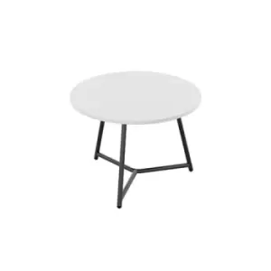 Image of Jemini Trinity Low Table 600x600x435mm White/Black KF823414