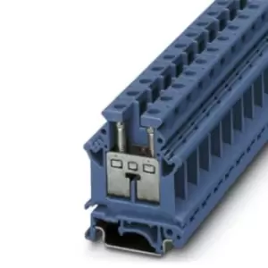 Phoenix Contact Blue UK 16 N BU Standard Din Rail Terminal, 14 4 AWG, 800 V