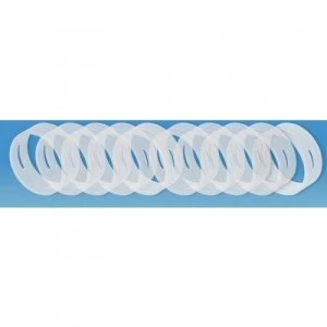 Image of ID ring Neutrik XXCR SET TRANSPARENT Transparent 10 pcs