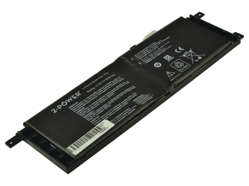 Image of 2-Power 7.2V 4000mAh Li-Polymer Laptop Battery