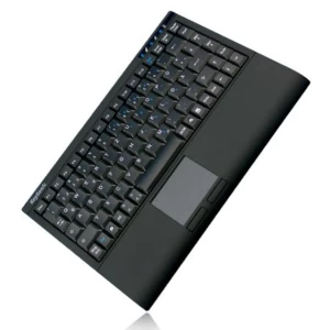 image of Keysonic ACK-540U Wired Mini Keyboard, USB, Built in Touchpad UK LAyout