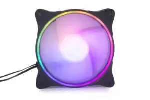 Image of Alphacool Rise Aurora Computer case Fan 12cm Black, Translucent 1...
