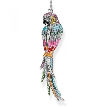 Image of Ladies Thomas Sabo Sterling Silver Glam & Soul Parrot Pendant