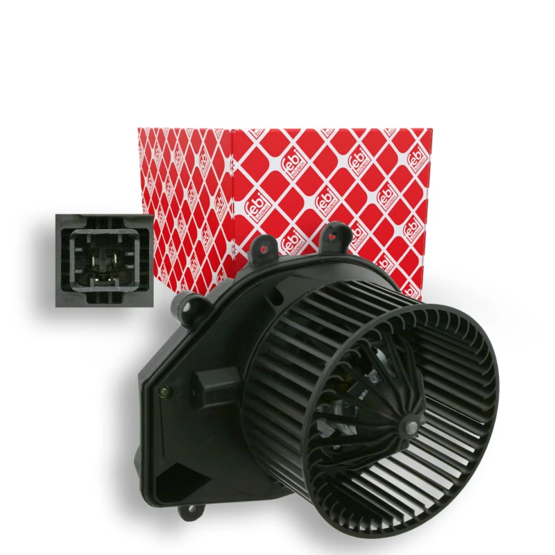 Image of FEBI BILSTEIN 26615 Blower Motor for left-hand drive vehicles, with electric motor Interior Blower (2669)