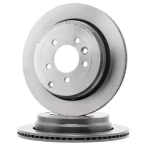 Image of PAIR PAINTED BREMBO BRAKE DISCS 09.8874.31