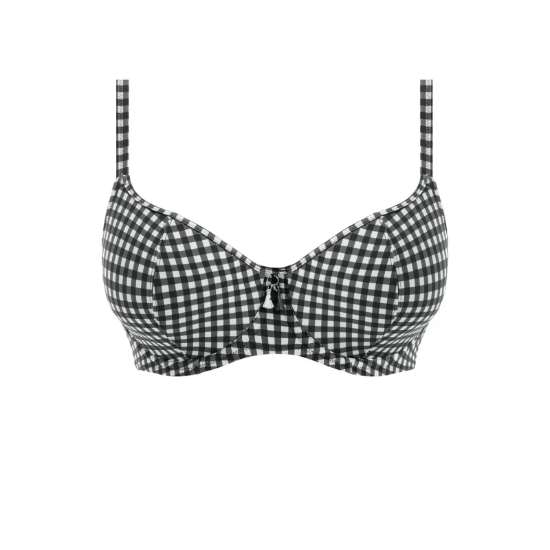 Image of Freya Womens sweetheart neckline swimsuit top Freya Check In Noir Female 100I