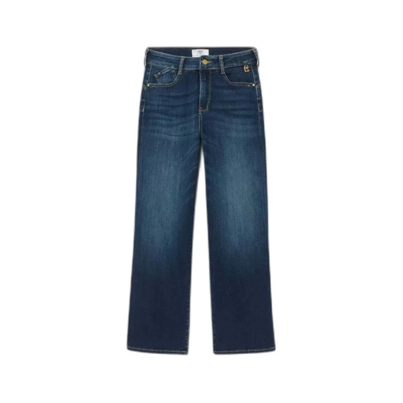 Image of Le Temps des cerises Wide Leg Pulp Jeans For Her Le Temps des cerises Wilma Bleu Female 26