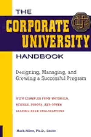Image of corporate university handbook designing managing and growing a successful p