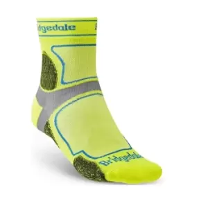 Image of Bridgedale TRAIL RUN Ultralight T2 Coolmax Sport 3/4 Crew Mens - Large Yellow