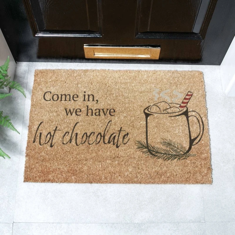 Image of Artsy Mats Hot Chocolate Doormat, Brown 6040W-COMINHTCH