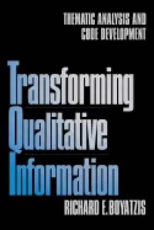 Image of transforming qualitative information thematic analysis and code development