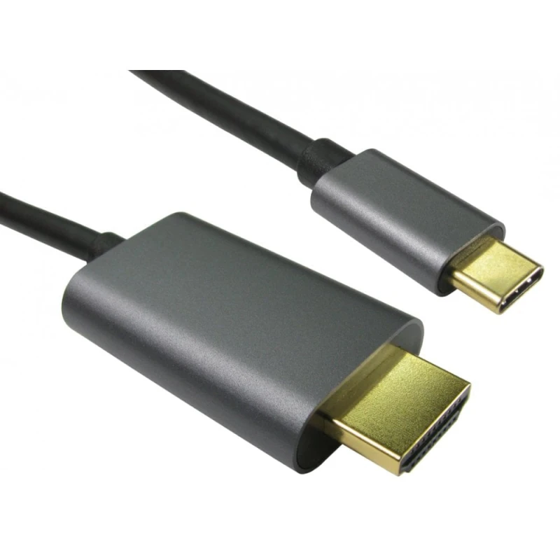 Image of Cables Direct Cables Direct USB3C-8KHDMI-2M video cable adapter USB Type-C HDMI Type A (Standard) Black USB3C-8KHDMI-2M