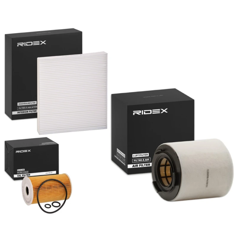 Image of RIDEX 4055F2988 Filter Set with gaskets/seals, with pre-filter Filter Set (4055)