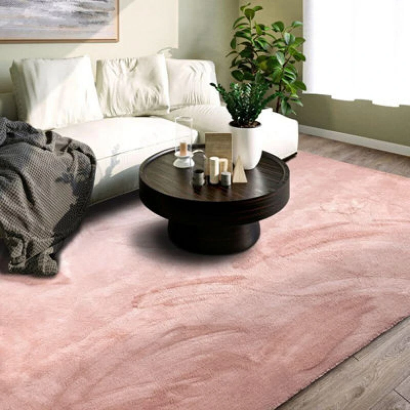 Image of The Rugs Villeroy & Boch 1899 Soft Pile Rug Leon Abstract Living Room In Rose