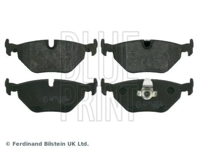 Image of Blue PRINT Brake pad set Blue PRINT ADB114234