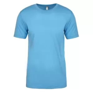 Image of Next Level Mens Tri-Blend Crew Neck T-Shirt (XS) (Vintage Turquoise)
